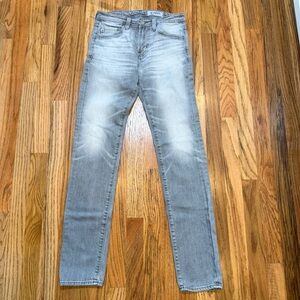 AG Adriano Goldschmied The Dylan Gray Slim Straight Jeans Size 28